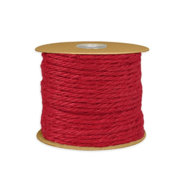  Оптовая продажа натуральный хлопковый шнур 3 мм из джута по заводской цене