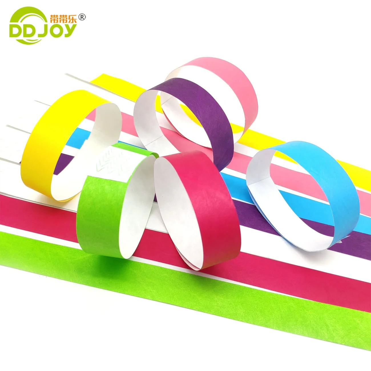 Полный лист 3/4 дюймовых браслетов из обычной бумаги Tyvek наручный браслет в наличии