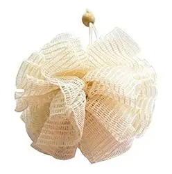Eco Friendly Zero Waste Plastic Free  Organic Natural Sisal Bamboo Loofah Linen Bath Shower Body Bath Scrub Exfoliating Mitt