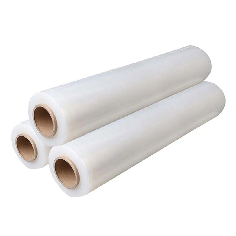 Store Transparent PE Mini Wrap Pallet Stretch Film Plastic Industrial Shrink Film with Dispense for Food and Chocolate