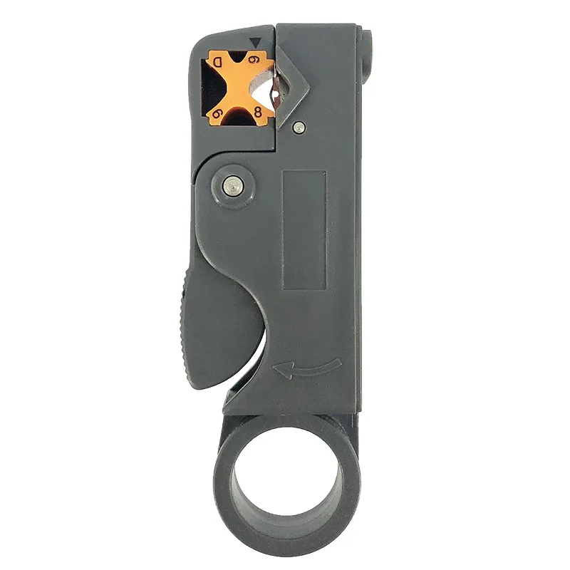 RG59 RG58 RG6 with Double Blades Mini Wire Stripper New Rotary Coaxial Cable Stripper