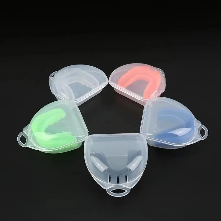 Adult Sport Mouth Guard EVA Teeth Protector Boxing Sports Football Mouthguard Tooth Brace Protection