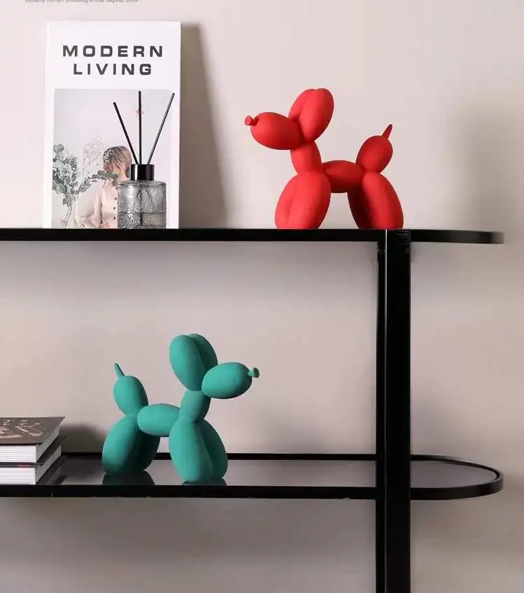 best price Living Room goodies business gifts statue resin sculpture balloon dog for home decor