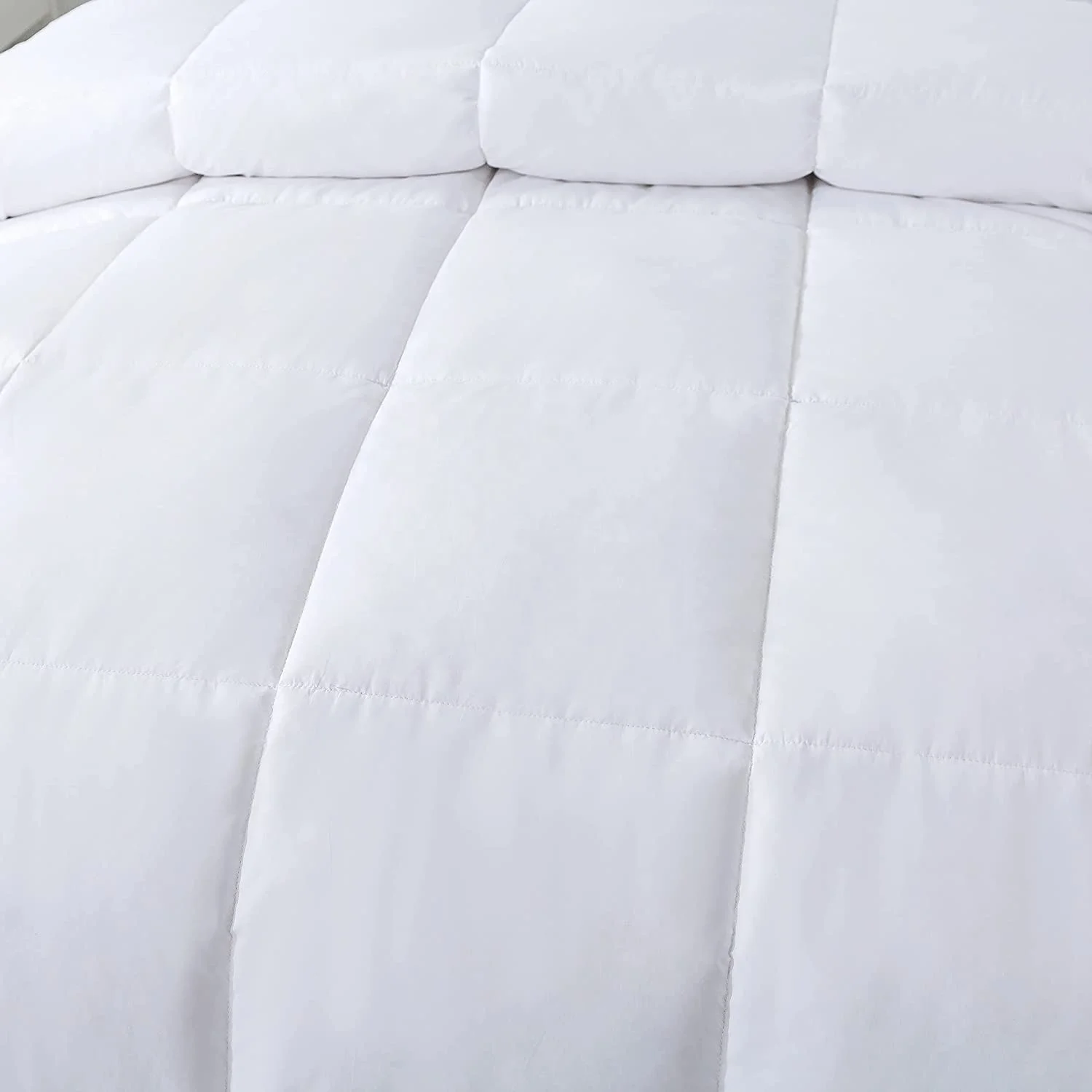 Factory Customized Brand White Duck Down Duvet Insert 15% Down 85% Feather Comforter Blend Quilted with Tabs