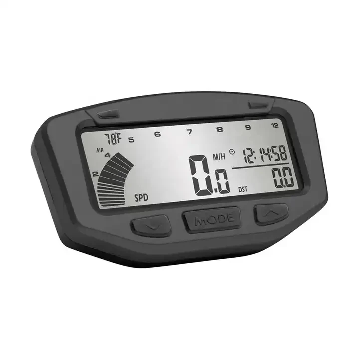 Black Digital Motorcycle Speedometer Tachometer Gauge Kit forfor UTV/ATV