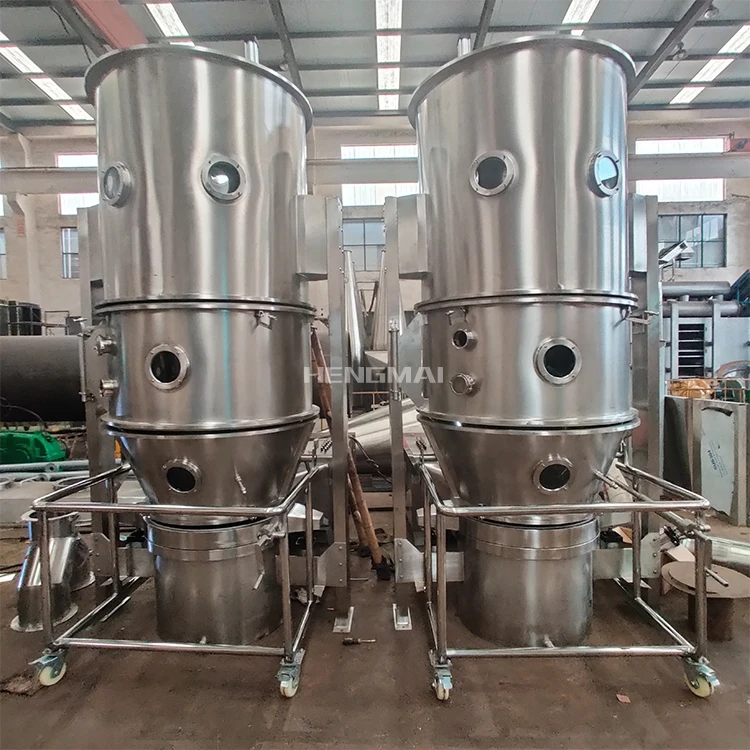 FL-200 High Efficiency Vertical Fluidized Boiling Bed Dryer Granulator for Pharmaceutical granules Instant solid coffee powder