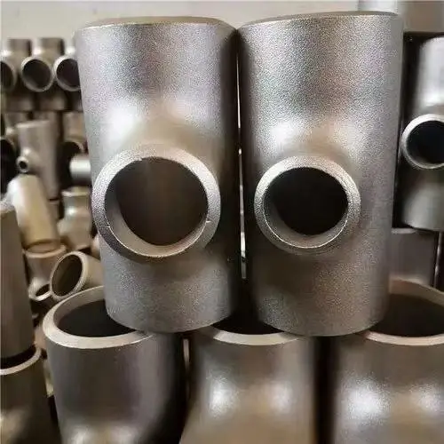 ASME B16.9 Steel Pipe Fittings Tee Carbon Steel Butt Weld Tee