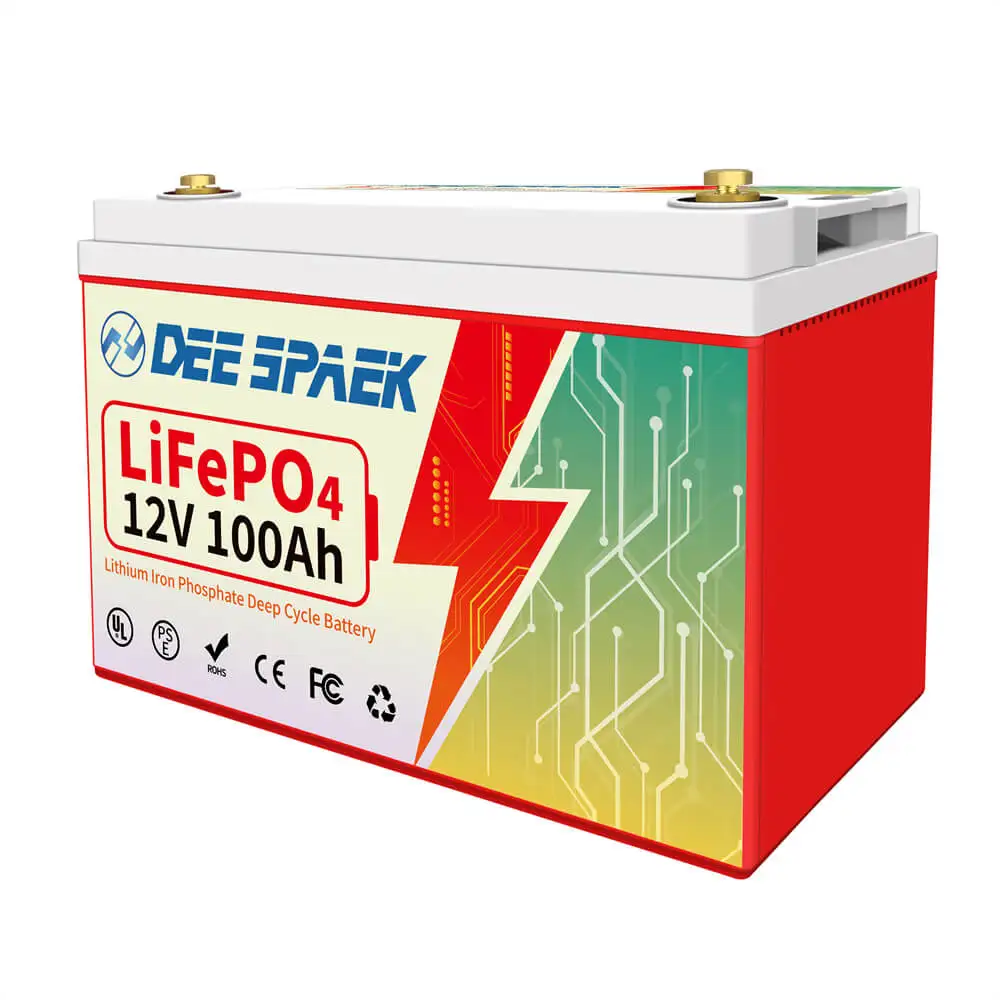 Новый Заводской дизайн портативная литиевая аккумуляторная батарея LiFePO4 12 в 100 Ач встроенный зарядный USB-порт и зарядное устройство