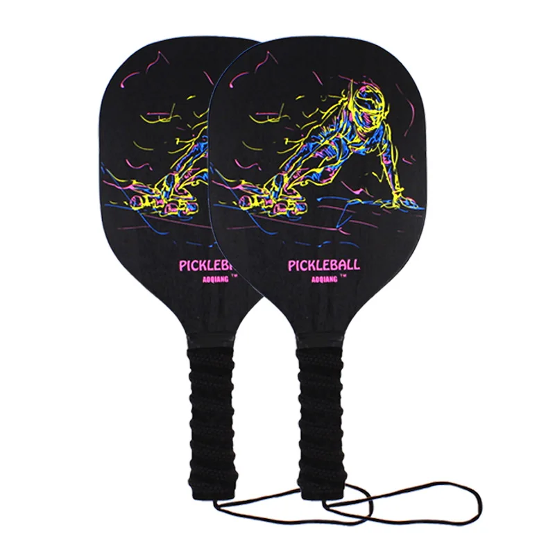 2024 Pickleball Paddle & Ball Set - Wooden Pickleball Rackets badminton & tennis racket pickleball racket carbon fiber set of 4