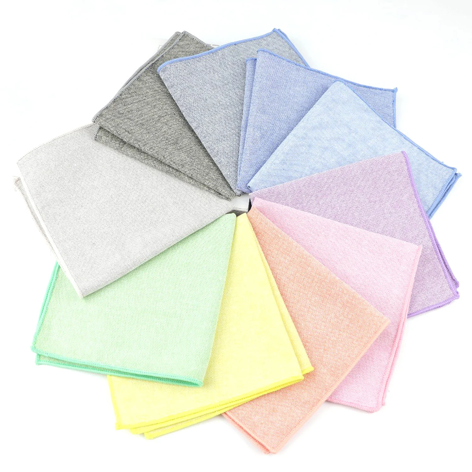 Новинка Прекрасный Карманный платок однотонный красочный мужской повседневный Карманный платок 100% хлопок для вечеринки свадьбы аксессуары подарок