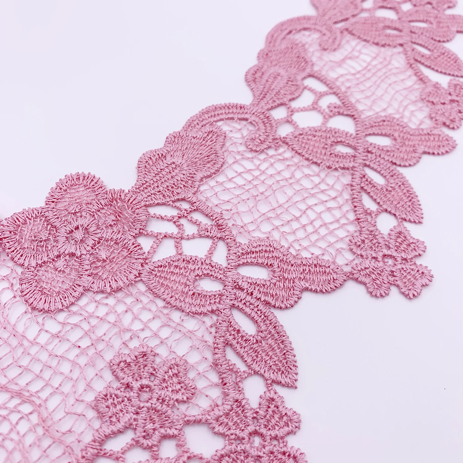 Free Samples Wholesale Cheap Price Neck Collars Fabric Beautiful Flower Embroidered Neck Collar Design on Fabric