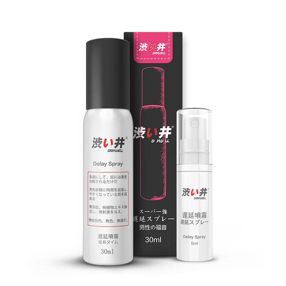 Оптовая продажа, Лидер продаж, мужской спрей для задержки 30 мл, спрей для продления полового акта для мужчин DRYWELL