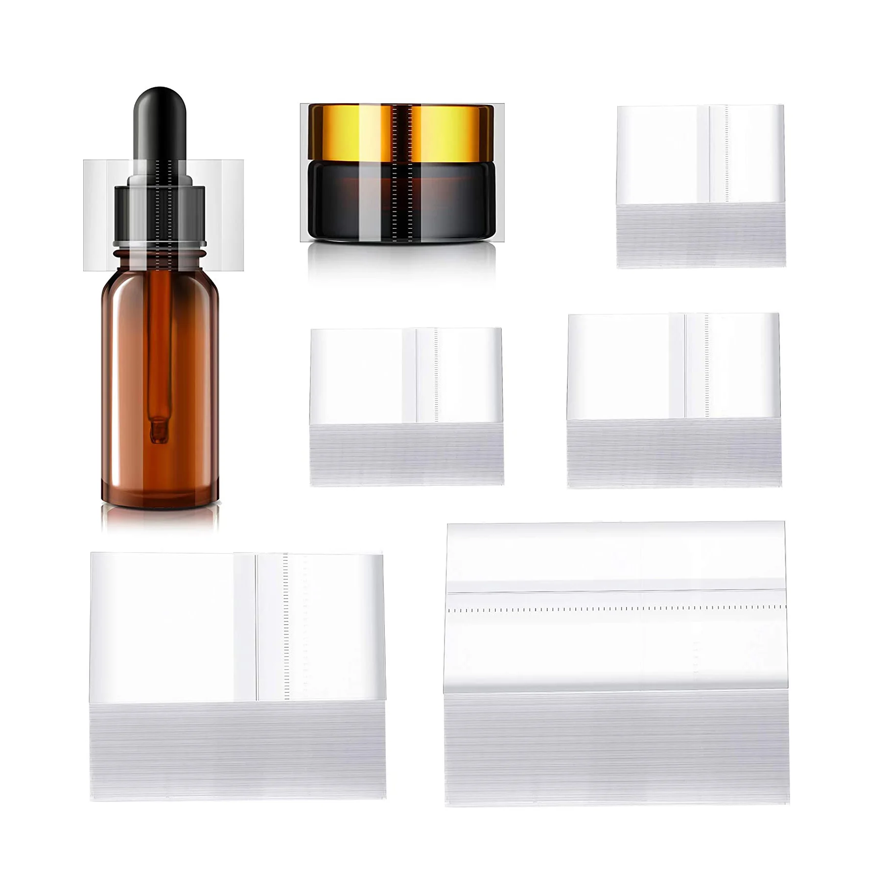 Tamper Evident Plastic PVC Perforated Heat Seal Shrink Wraps Sleeve Tamper Proof Pop Top Seals Shrink Band Bottle Black Matte