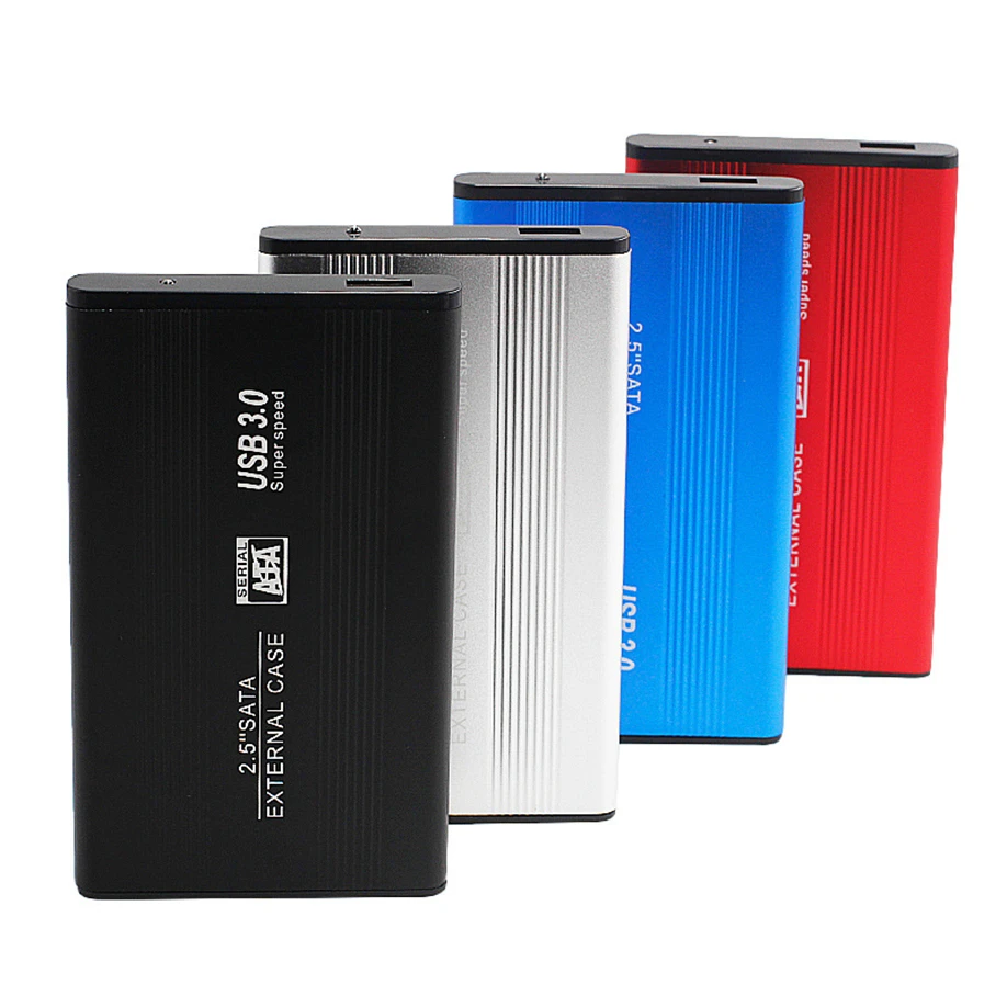 Aluminum 2.5 Inch SATA III to USB 3.0 External Hard Drive Case USB 2.0 Mobile Disk External Enclosure Caddy SSD HDD Box