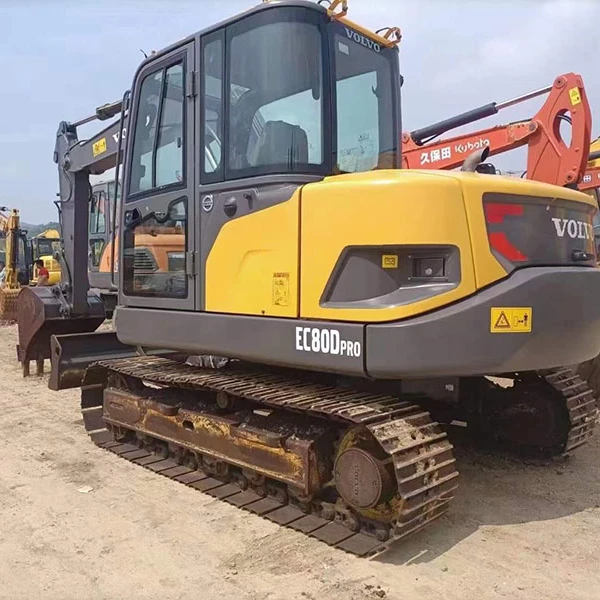 Good quality cheap used volvo EC80D excavator for sale