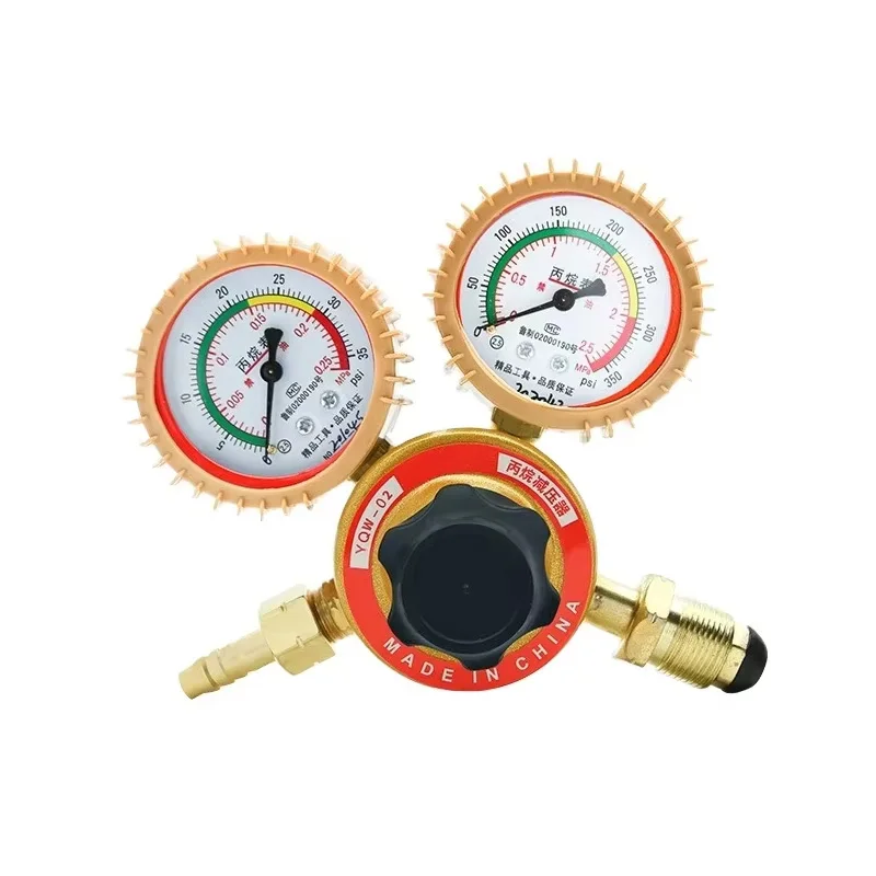 Copper pressure gauge for oxygen Acetylene Propane Argon Carbon dioxide Gpressure reducing valve