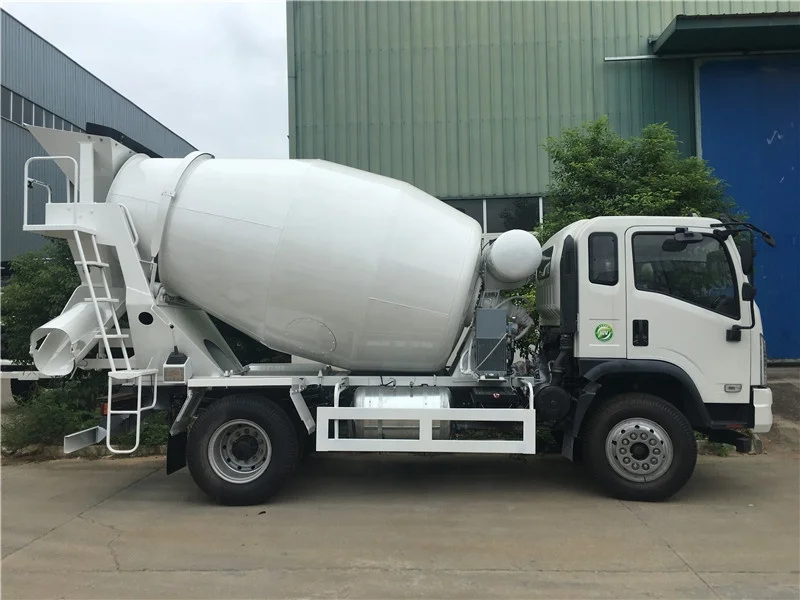 4x2 Dayun 7m3 self loading concrete mixer truck