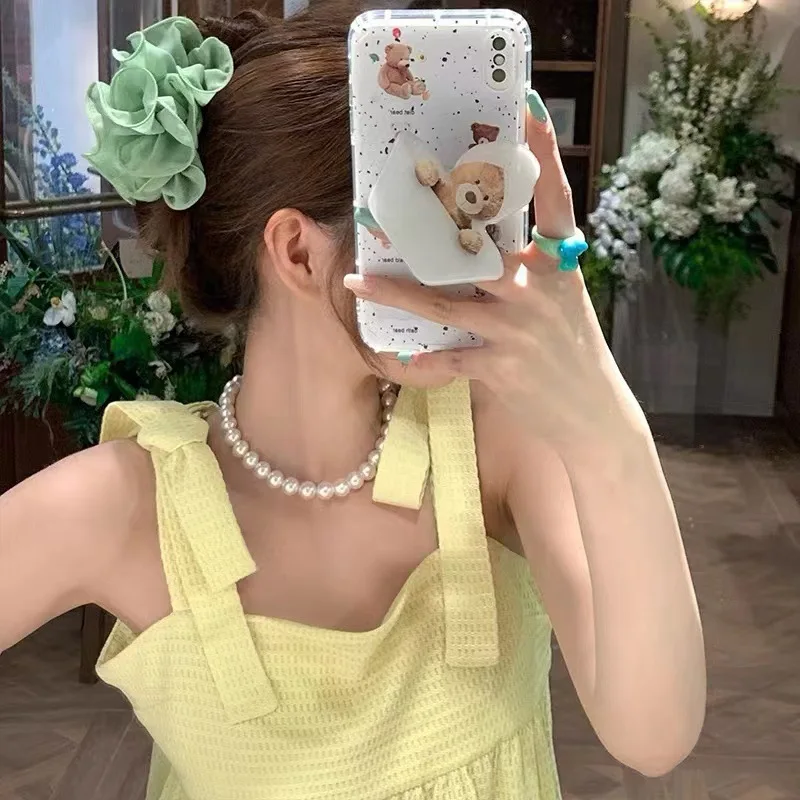Summer Mesh Yarn Flower Hairpin Hair Claw Clip Shark for Women Girls Accessories
