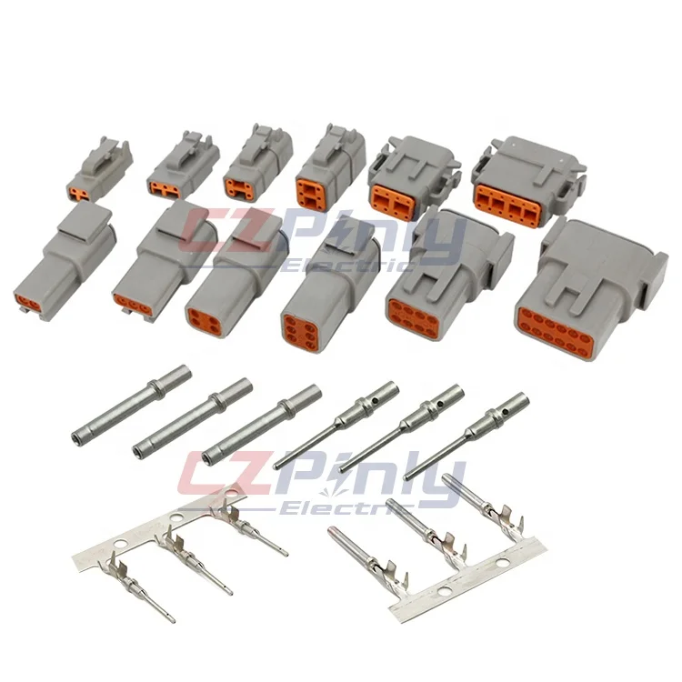 2 Pin Female Waterproof kit DT06-2S AT06-2S deutsch Auto Connector