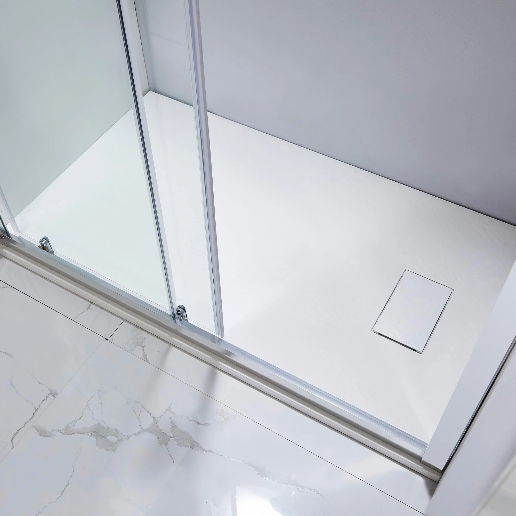 Черная подвижная розетка для отходов каменная смола сланцевый глубокий пол плоская душевая коробка