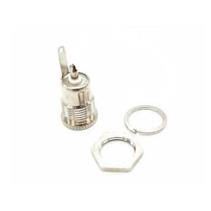 DC099 5.5 mm x 2.1mm DC Power Jack Socket Female Panel Mount Connector Metal DC-099 Open Hole 11MM