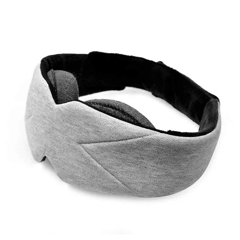 Custom Private Label Eyemask Sleep Travel 3D Eye Mask With Adjustable Contour Blackout Memory Foam Sleep Mask