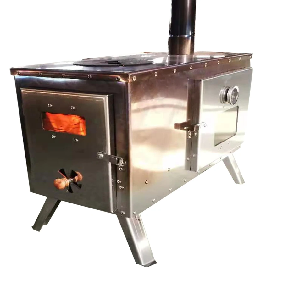 Warmfire  new design high quality wood cooking stove with oven