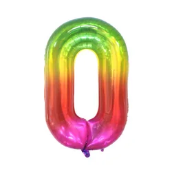 Balloons wholesale 40 inch 0-9 large number various colors foil number balloons party decoration supplies