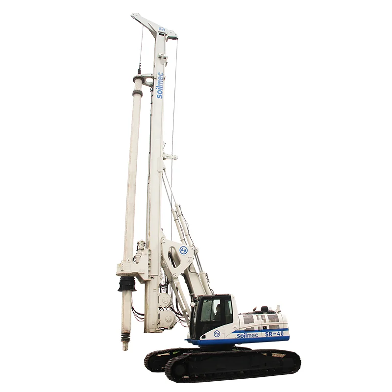  High Quality Construction Site Small Crawler Type Auger Boring Piling Rig Used Soilmec