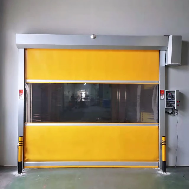 Automatic Inductive PVC Fast Rolling Shutter Doors from HongFa