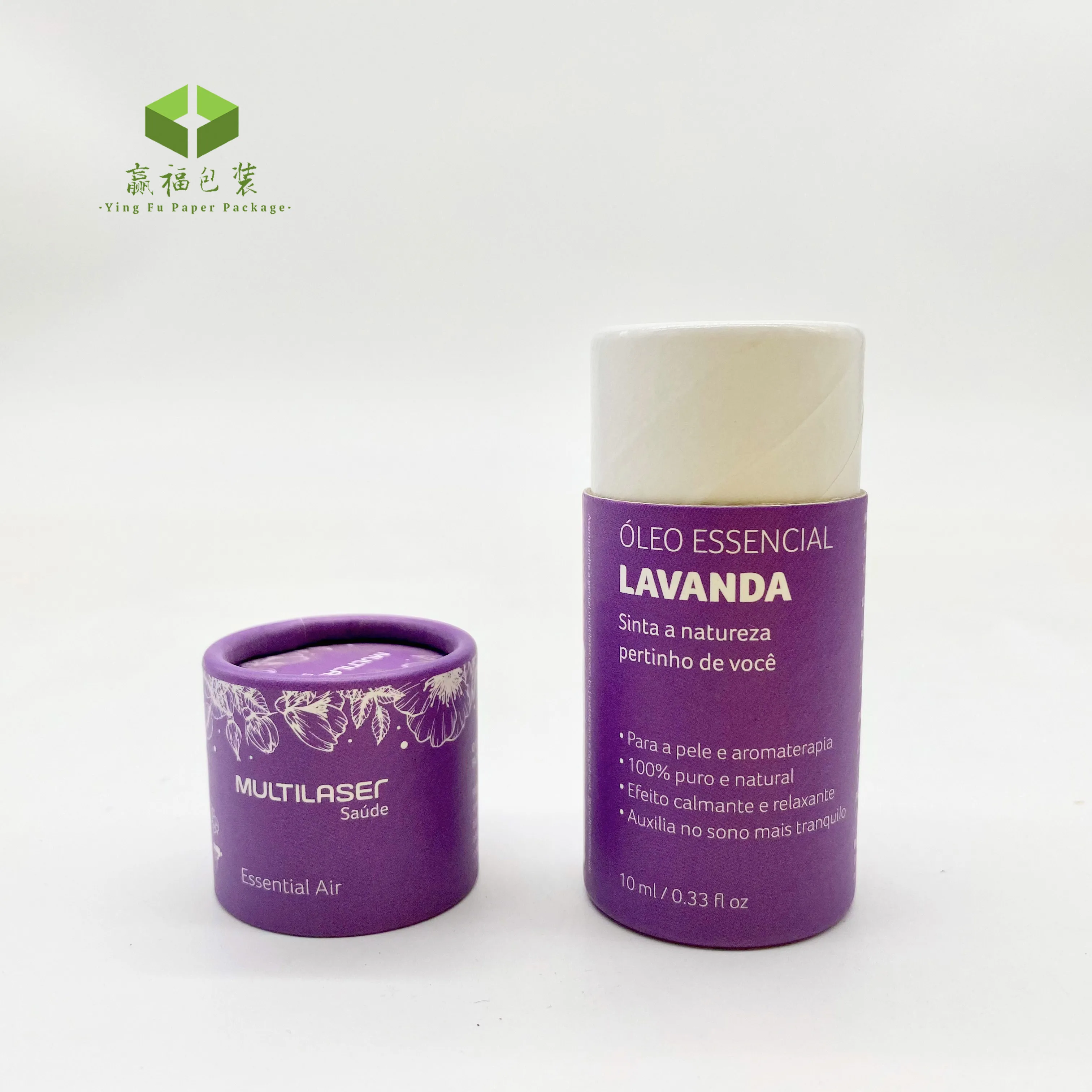 paper cylinder express packaging custom paper cans paper tube package kraft cardboard cylinder packaging 40ml