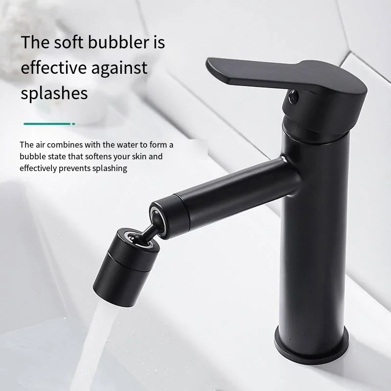 Universal rotary bubbler Wash hands wash basin gargle hot and cold brass chrome basin sink faucet kitchen and bathroom faucets