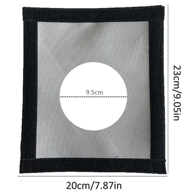 DANCHEL OUTDOOR camping hot tent stove head socket suitable for tent stove pipe, fireproof fiberglass hot tent stove top kit