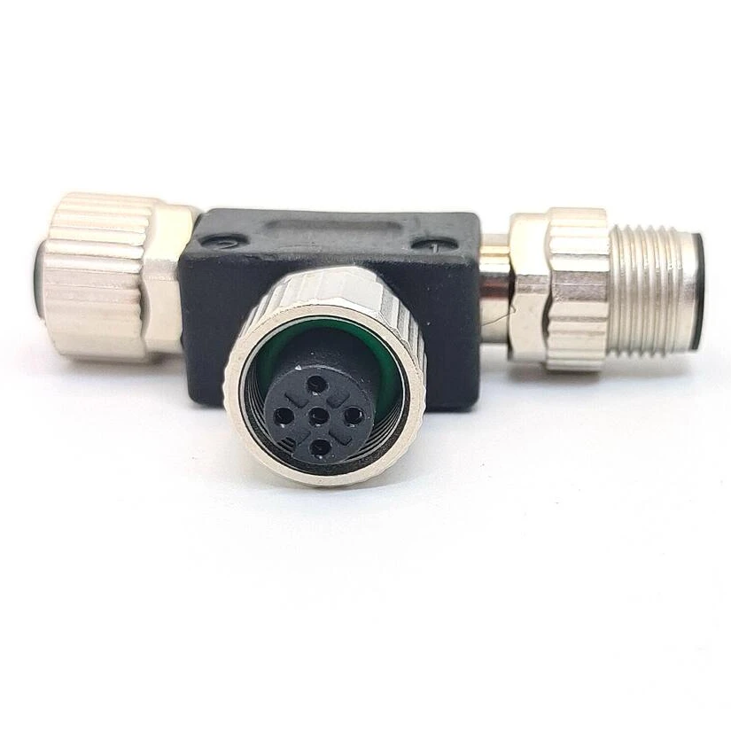 Svlec M12 T тип сплиттер 5 контактный разъем на обоих концах для подключения внешних устройств к таблице размеров разъем