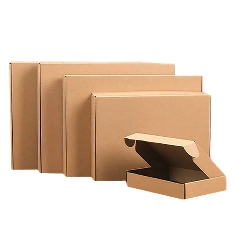 Custom Brown Corrugated Cardboard Literature Mailer Box for Packaging, Mailing, Business