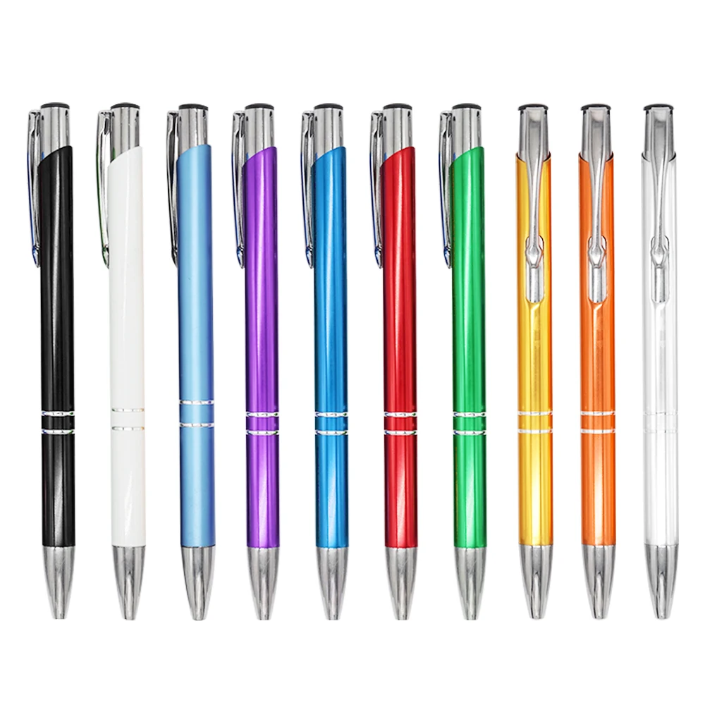 
cheap metal ball pen promotional gift pen aluminium metal pen with custom logo 