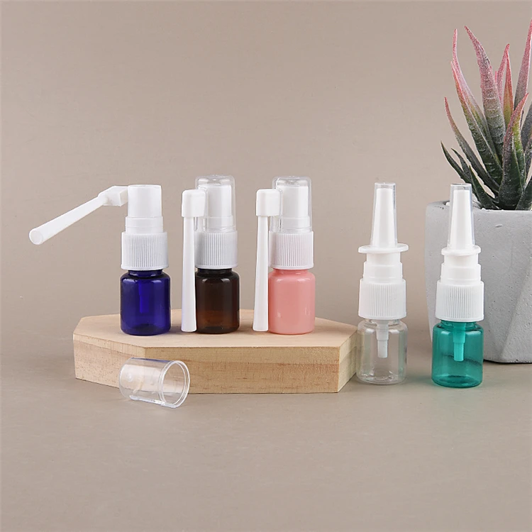 IBELONG 5ml PET plastic mini pocket nasal spray pump wash bottle for personal cleaning