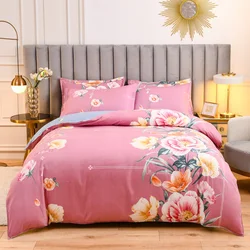 Hot Selling Printed Cotton Four-piece Hotel Quilt Bedspreads  3Pcs 4Pcs  bed sheet set Bedding Sets