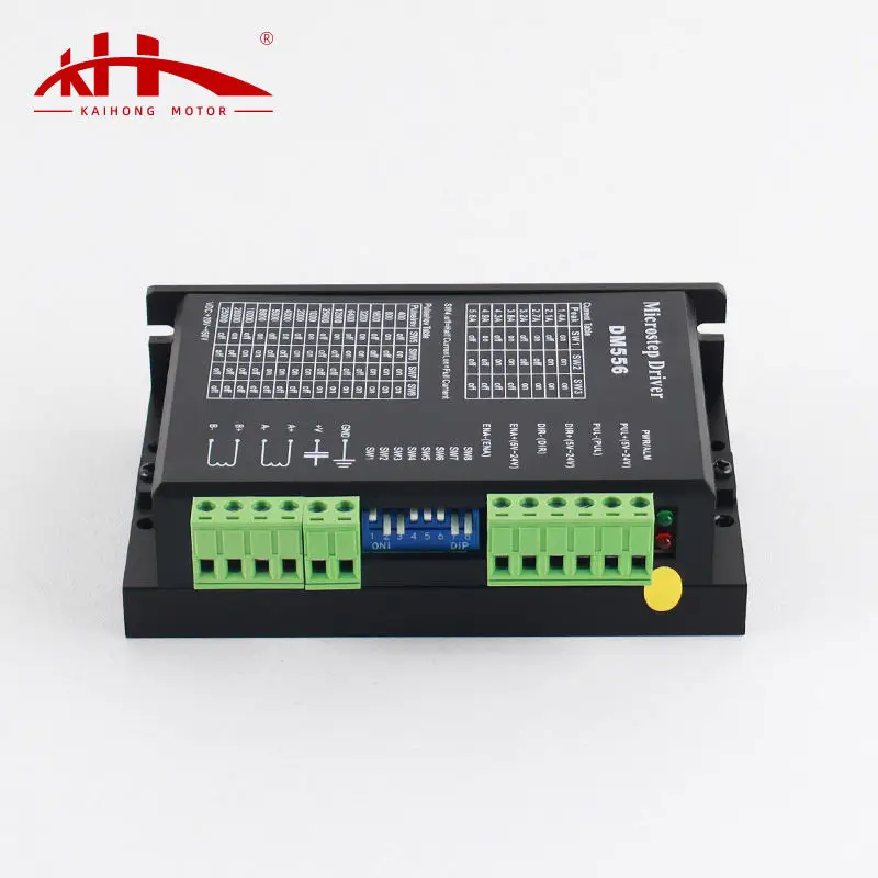Kaihong VDC 20V-50V 2 Phase Stepper Motor Driver Dm556 Digital Stepper Driver PLC
