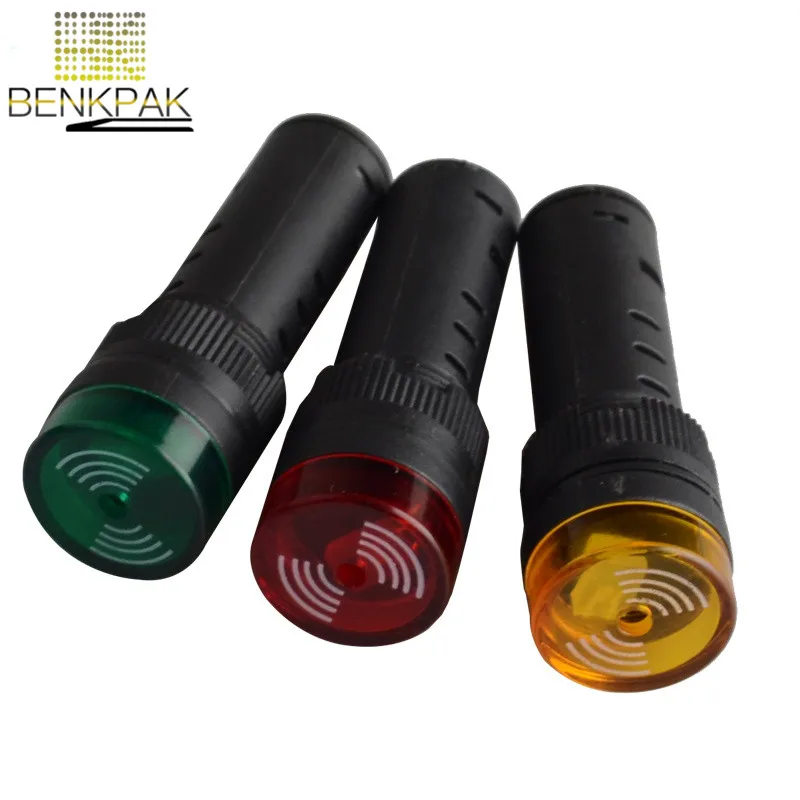 Для крепления на панель 16 мм светодиодный индикатор питания не светится зеленым цветом зуммер