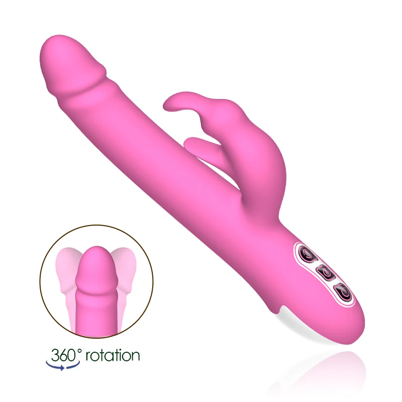 
Yetrun Hot Selling Heated Girls Masturbation Clitoris G Spot Massage Rabbit Vibrator Dildo with Rotating Head Sex Toy For Women 