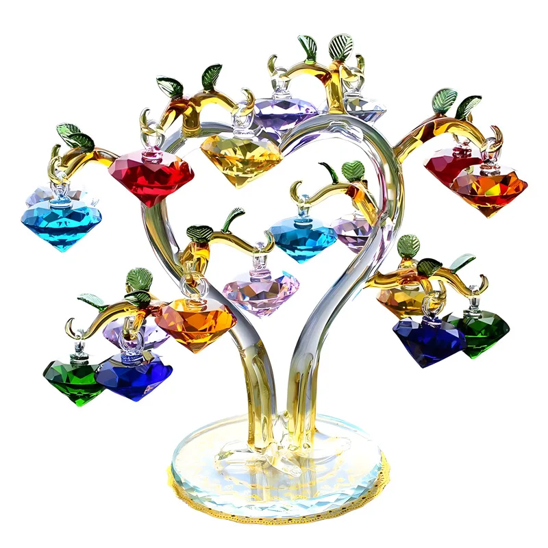 Hot Selling Colorful Home Decoration Crystal Diamond Tree Crystals Home Decor