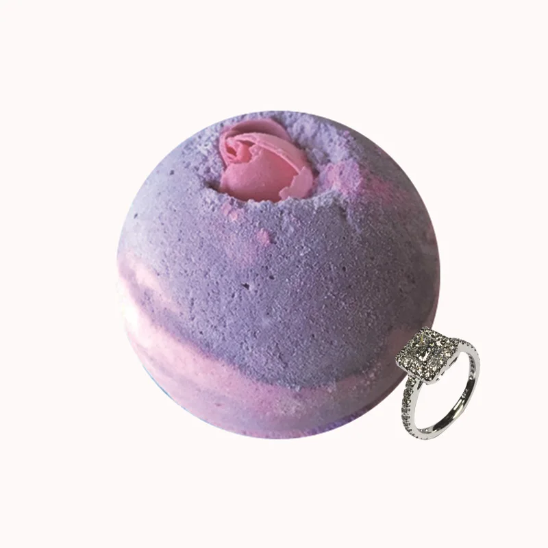 Hot Sale Msds Colorful Bomb Bath Organic Bubble Vegan Bath Bombs with Ring