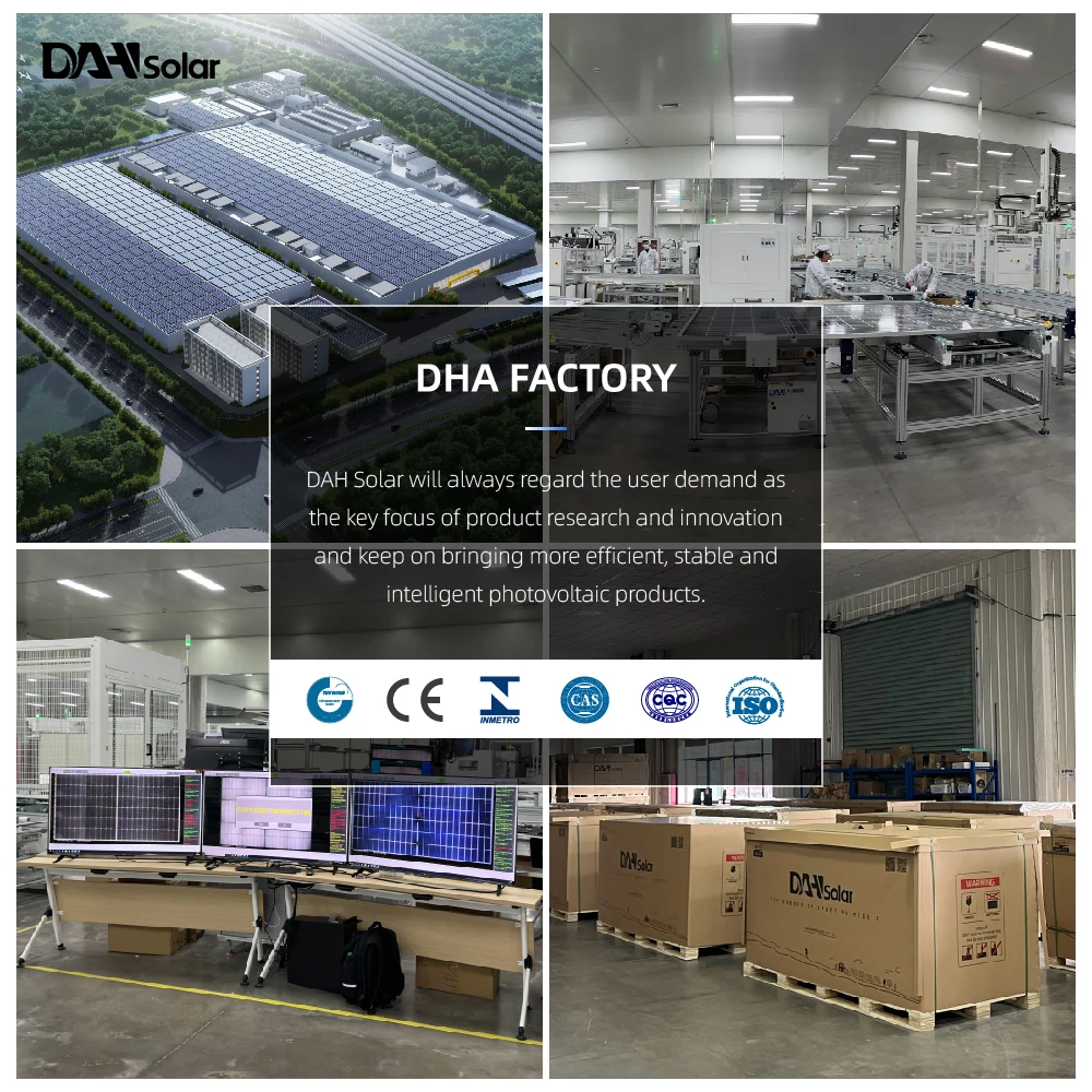 DAH Solar Panels and Power Stations 5kw 10kw Hybrid Sistema De Energia Solar 3.4kw