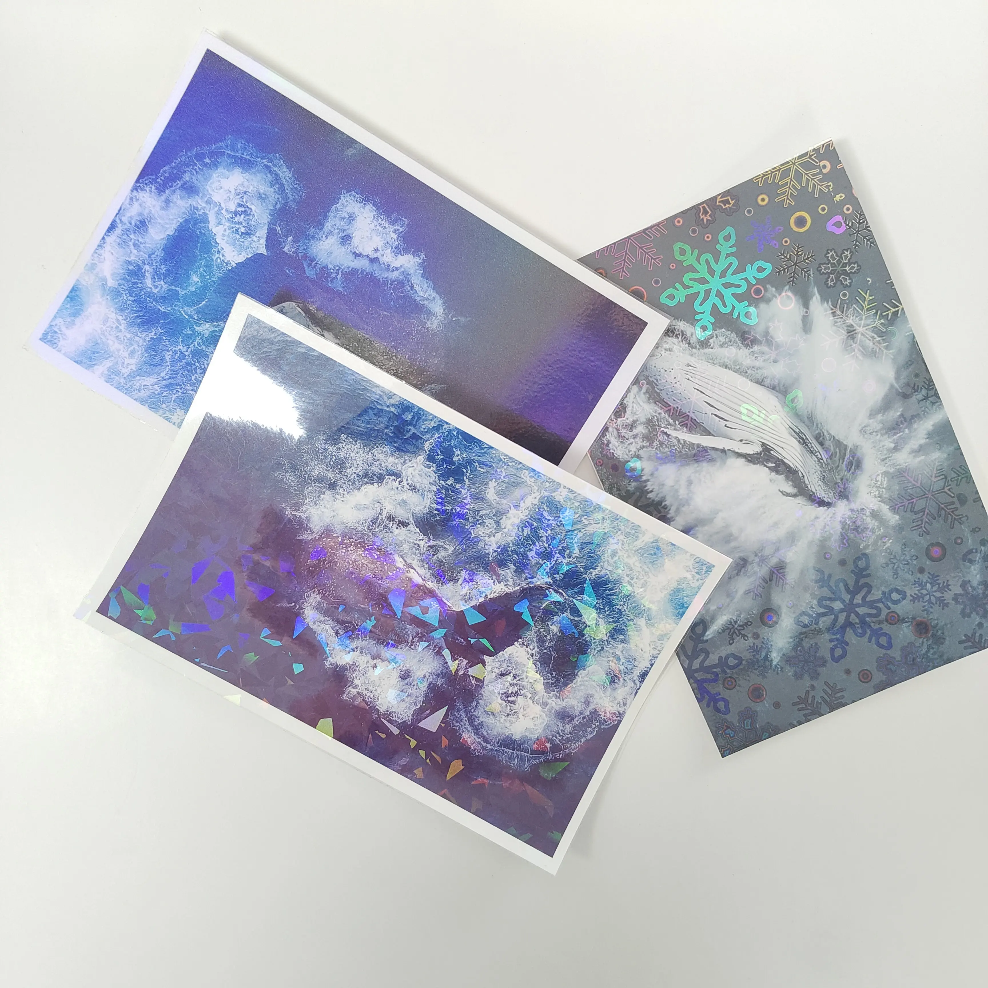 FACTORY direct sales wholesale cheap price holographic WATERPROOF 60mic cold laminating film for photos protecting and album