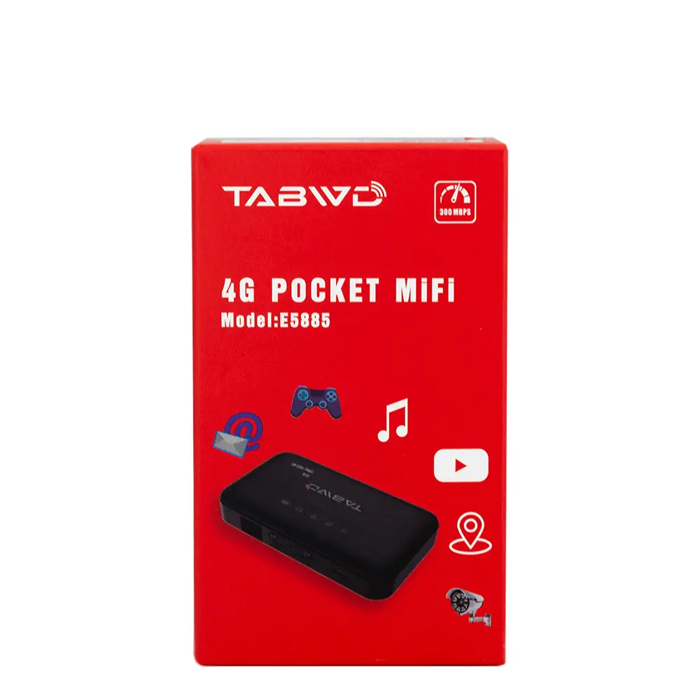 OEM 4G точка доступа с RJ45 LAN 300 Мбит/с CAT4 Карманный беспроводной маршрутизатор E5885