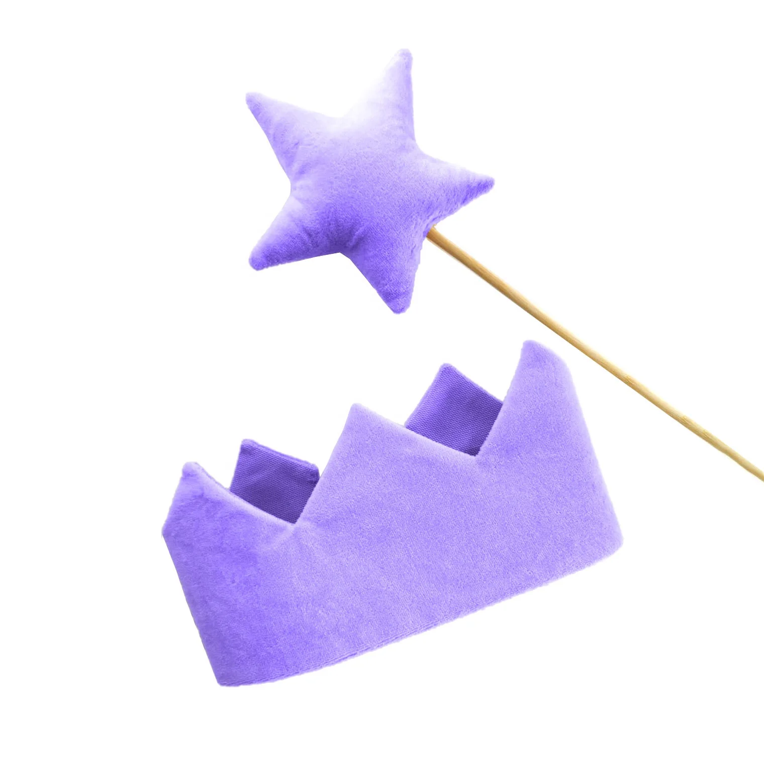 2024 New Design Kids Birthday Crown Headband Star Wand Stick Children Party Crown Hats Crown Party Hats Decor