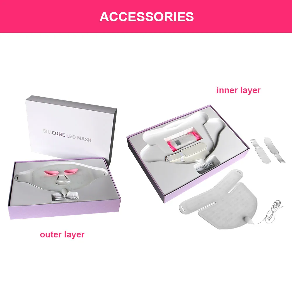 shenzhen idealight beauty 7 color led mask led mask face silicon red infrared led face mask light therapy