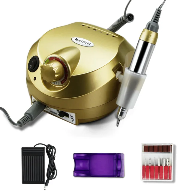Professional Nail Drill Set Drill Nail 35000RPM 220v Electric Nail Drill Manicure Machine