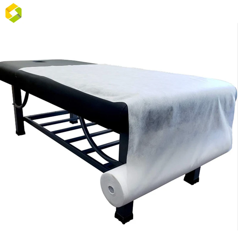 Disposable PP Nonwoven Bed sheet Roll Hotel Sheet Beauty Salon One Time Use Waterproof Bed Sheet